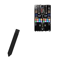 BoxWave Stylus Pouch Compatible with Pioneer DJM-S11 (Stylus Pouch Stylus PortaPouch, Stylus Holder Carrier Portable Self-Adhesive for Pioneer DJM-S11 - Jet Black