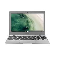 SAMSUNG Galaxy Chromebook 4 11.6” 64GB Laptop Computer w/ 4GB RAM, Gigabit WiFi, HD Intel Celeron Processor, Compact Design, Military Grade Durability, Silver (Renewed)