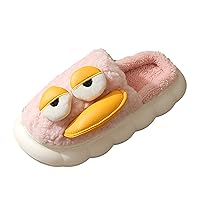 Fashion Autumn And Winter Boys And Girls Children Slippers Flat Bottom Soft Plush Warm And Size 13 Girls Slippers