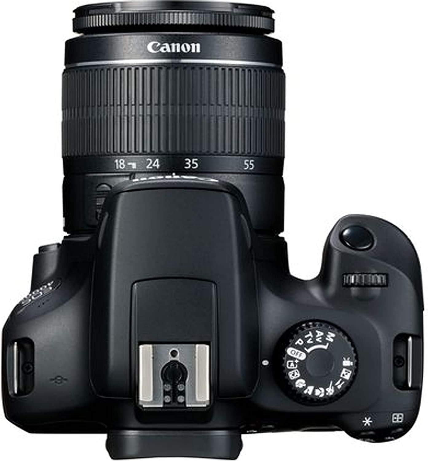 EOS Rebel T100 (EOS 4000D) DSLR Camera w/ 18-55mm DC III Zoom Lens with Pixibytes Deluxe Bundle (Renewed)