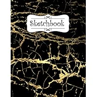 Sketchbook: Marble Sketch Book for Kids - Blank Pages for Sketching, Drawing, Writing, and Doodling - Large 8.5 x 11 Drawing Pad - Gift Idea for Young Artists, who Love Marble.