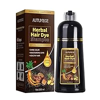 Dark Brown Hair Dye Shampoo Instant Hair Color Shampoo for Gray Hair - Easy Hair Dye Shampoo 3 in 1-100% Grey Coverage - Herbal Coloring in Minutes for Women & Men(Dark Brown (Dark Coffee))