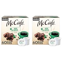 McCafe Irish Mocha Coffee, Single-Serve Keurig K-Cup Pods, 60 Count (Pack of 2)