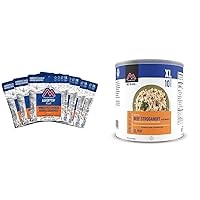 Mountain House Homestyle Chicken Noodle Casserole | Freeze Dried Backpacking & Camping Food | 6-Pack & Beef Stroganoff with Noodles | Freeze Dried Survival & Emergency Food | #10 Can