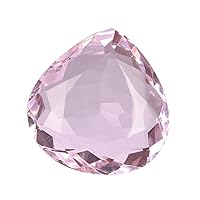 GEMHUB Baby Pink Topaz Healing Crystal 43.50 Ct Pear Shaped Gemstone