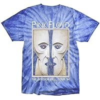 Popfunk Classic Pink Floyd The Division Bell Unisex Adult Tie Dye T Shirt