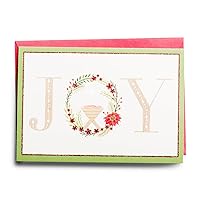DaySpring - Joy - 18 Boxed Christmas Cards and Envelopes, KJV (60643)
