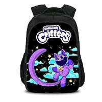 Smiling Critters Lightweight Rucksack Wearproof Knapsack,High Capacity Daypack Water Resistant Bookbag