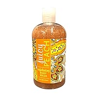 Greenwich Bay Exfoliating Body Wash, Enriched with Shea Butter, Blended with Loofah and Apricot Seed 16 oz (Juicy Peach)