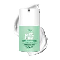 PHA LHA Facial Exfoliator Skin Care Toner Pads Serum Cleanser I Korean Skincare (0.5% LHA Soothing Serum + Moisturizer)