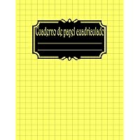 Cuaderno de Papel Cuadriculado 1 cm (Amarillo Pastel): Diario de cuadrícula para Matemáticas, Dibujo y Diseño | Ideal para Estudiantes, Ingenieros y ... cm x 27,94 cm | 100 páginas (Spanish Edition)