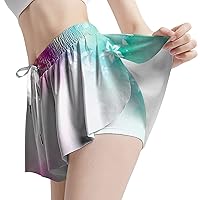 Casual Mini Plain Pleated Skater Skirt Flounce Waist Tie Skater Skirt Women's Tennis Short Skirt