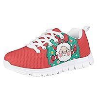 Bengbobar Christmas Sneakers for Kids Breathable Walking Shoes Girls Boys Most Comfortable Vocation Daily Walking Shoes Kids