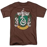 Harry Potter Slytherin House Crest Unisex Adult T Shirt for Men and Women