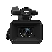 Panasonic Camcorder, Professional Quality 4K 60p, 1.0-inch Sensor, 24.5mm Wide-Angle Lens and Optical 20x Zoom, V-Log, Ethernet, Simultaneous SDI/HDMI Output, HD Live Streaming - HC-X2