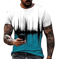 Mens Personalised Graphic Tees T-Shirt Short Sleeve Printed Summer Round Neck Top Casual Sweatshirt