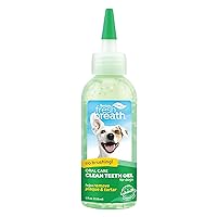 TropiClean Fresh Breath for Dogs | No Brush Dental Gel for Dogs | Dog Dental Gel & Toothpaste for Plaque, Tartar & Stinky Breath | Made in the USA | 4 oz.