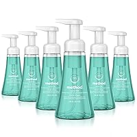 Method Foaming Hand Soap, Waterfall, Paraben and Phthalate Free, Biodegradable Formula, 10 fl oz (Pack of 6)