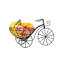 Metal Bicycle Fruit Container,Table Storage Basket,Fruit Bowl/Fruit Basket/Fruit Stand/Fruit Holder，for Kitchen Counter,Living Room
