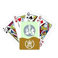 Intellect Mentality Chess Pieces Royal Flush Poker Playing Card Game