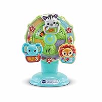 VTech Baby Ferris Wheel, Interactive Baby Toy with Motion Sensor and Coloured Stars, Support with Suction Cup, More Than 45 Songs and Sounds, Italian Language, Batteries Included, 6-36 Months