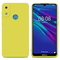 Case Compatible with Huawei Y6 2019 in Fluid Yellow - Protective Cover Made of Flexible TPU Silicone