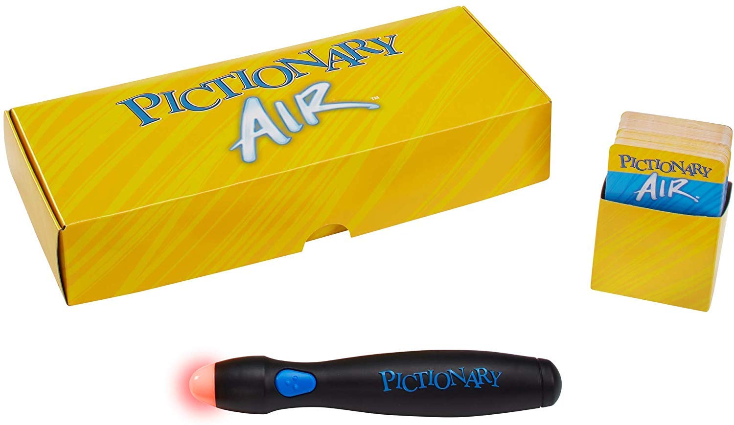Pictionary Air Family Game for Kids & Adults with Light Pen and Clue Cards, Connect to Smart Devices (Amazon Exclusive)