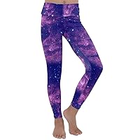PattyCandy Girls Leggings Pants Space Galaxy Stars Printed Velour Yoga Leggings for 2-13 Years Old
