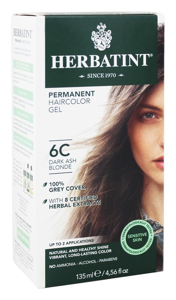 Herbatint-6C/Dark Ash Blonde Herbatint 4.56 oz Liquid