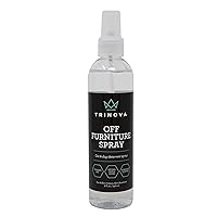 Off Furniture Spray - Deterrent for Pets, Cats, Dogs, Puppies, Kittens - Anti-Scratch Rosemary, Ginger, Geranium, Lemongrass Training Aid