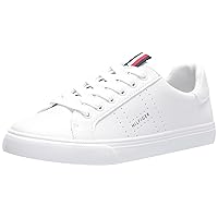 Tommy Hilfiger womens Lamiss Sneaker, White Ii, 6.5 US