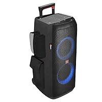 JBL PartyBox 310 Portable Party Speaker Bundle with gSport Cargo Sleeve (Black)