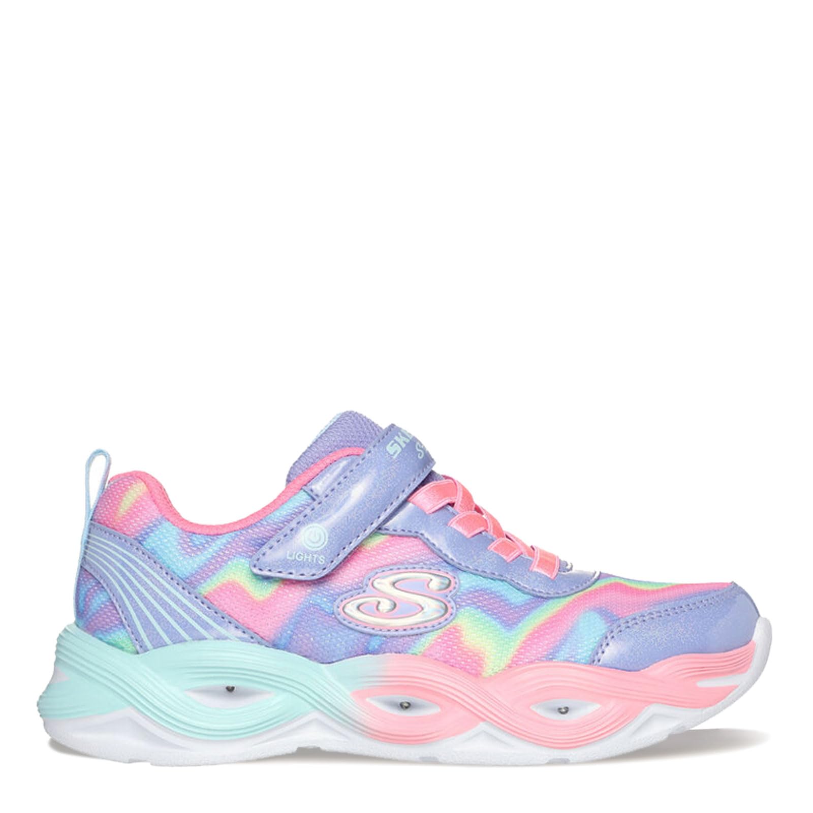 Skechers Girl's Twisty Glow - Sorbet Swirl 303716L (Little Kid/Big Kid)