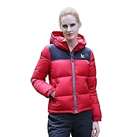 Women Thick Outdoor Goose Down Coat Ladies Hooded Winter Parka