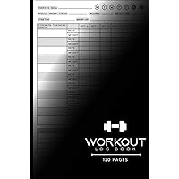 Workout Log book, Training Tracker, Training Log, Gym, Progress, Gains, Muscle, Exercise Tracker,: Make Your Gain Fast, Measure Success, Secret to Gast Gains, Track Power