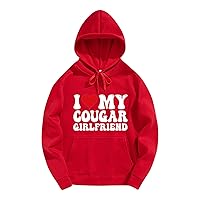 Men's Hoodies Loose Printed Hooded Sweatshirt Casual Fashion Sports Sweatshirt, M-4XL