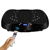 Vibration Plate Exercise Machine with Remote Control, Vibration Platform for Weight Loss, Whole Body Workout Machine, Fitness Machine, Foots Massage, Pain Relief, Home Office