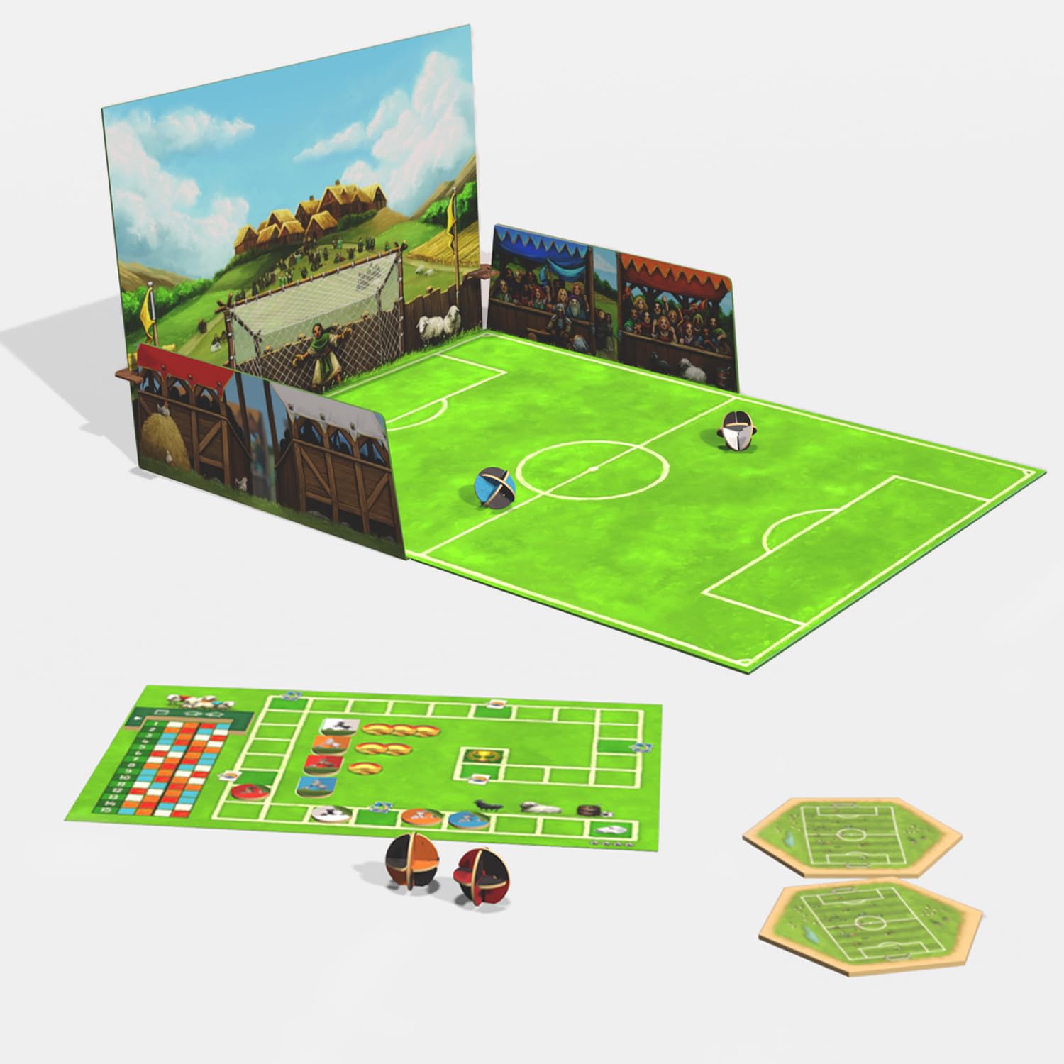Catan Soccer Fever Scenario Expansion | Strategy Board Game | Adventure Game | Family Game for Adults and Kids | Ages 10+ | 3-4 Players | Average Playtime 75 Minutes | Made by CATAN Studio