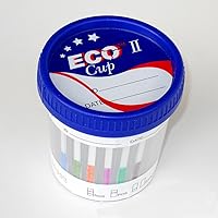 ECO Cup II Colorado Kit - DOES NOT TEST MARIJUANA 5 Panel Urine Multi Drug Test Cup (50)(AMP/BZO/COC/mAMP/OPI)(Multiple Quantities)