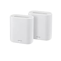 ASUS ExpertWiFi EBM68 AX7800 Tri-Band Business WiFi 6 System (2 Pack) Guest Portal & SDN, VLAN, Easy Setup and Remote Management, Scalable, AiMesh, Free Commercial-Grade Network Security