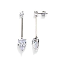 Womens Bridal Special Occasion Cubic Zirconia Drop Earrings