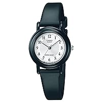 Casio Collection Standard Women's Wristwatch, black/white/silver, Newest model