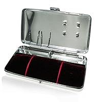 Acupuncture Case Stainless Steel Storage Holer Portable Medical Korea (Large)