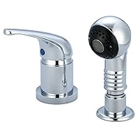 Central Brass 1130 Single Handle Shampoo Faucet in Chrome