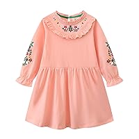 Toddler Little Girl Mexican Ethnic Embroidered Floral Dress Sleeveless Dress Traditional Cultural Fiesta Dresses