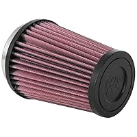 K&N Universal Clamp-On Air Filter: High Performance, Premium, Washable, Replacement Filter: Flange Diameter: 2.875 In, Filter Height: 5 In, Flange Length: 0.625 In, Shape: Round Tapered, RU-2600