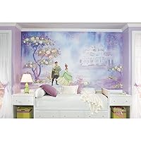 RoomMates JL1206M Princess & Frog Water Activated Removable Wall Mural-10.5 x 6 ft, Blank