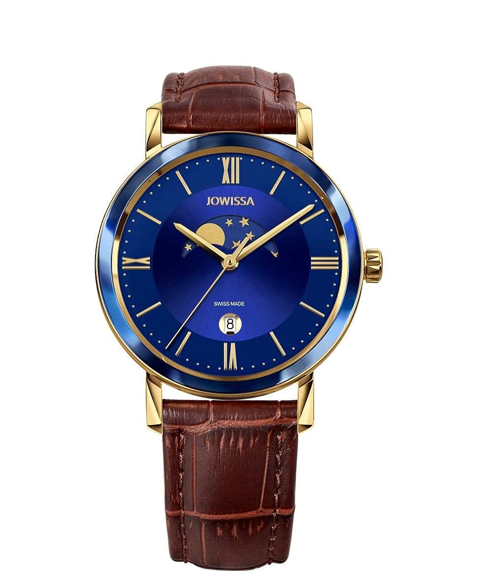 Jowissa Magno Swiss Men's Watch J4.275.L Gold/Blue/Brown