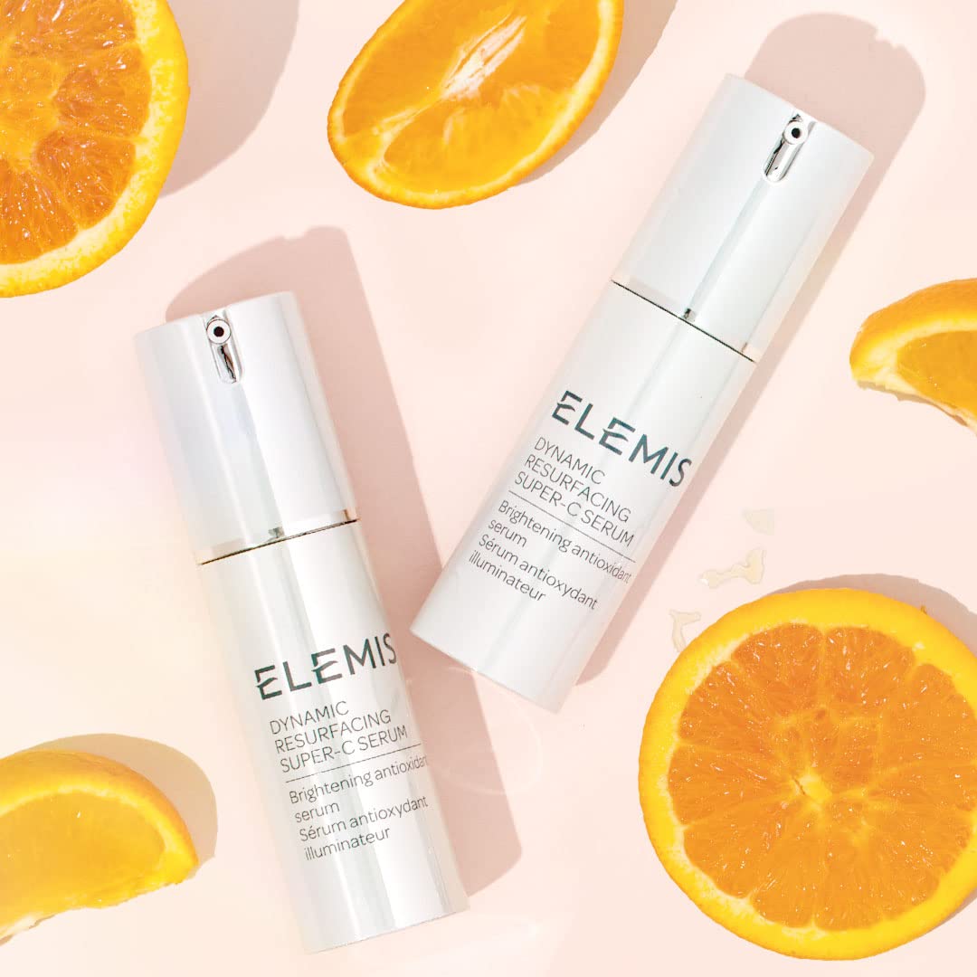 ELEMIS Dynamic Resurfacing Super-C Serum, Daily Anti-Aging Antioxidant Serum Brightens, Refines, and Illuminates Dull Skin with Vitamin C, 30 mL