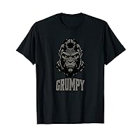 Grumpy Monkey Meme Aesthetic Bad Mood Ape T-Shirt